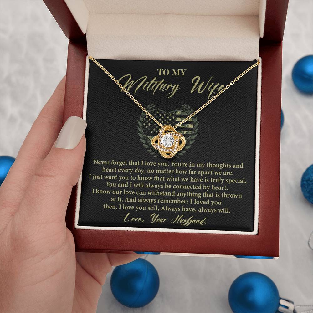 Military Wife Gift from Husband – With Message Card
