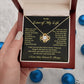Love of My Life Necklace Gift with Message Card