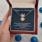 32nd Birthday Necklace Gift for Her – Elegant Love Knot with Card