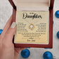 To My Daughter Necklace from Dad – Message of Love & Safety
