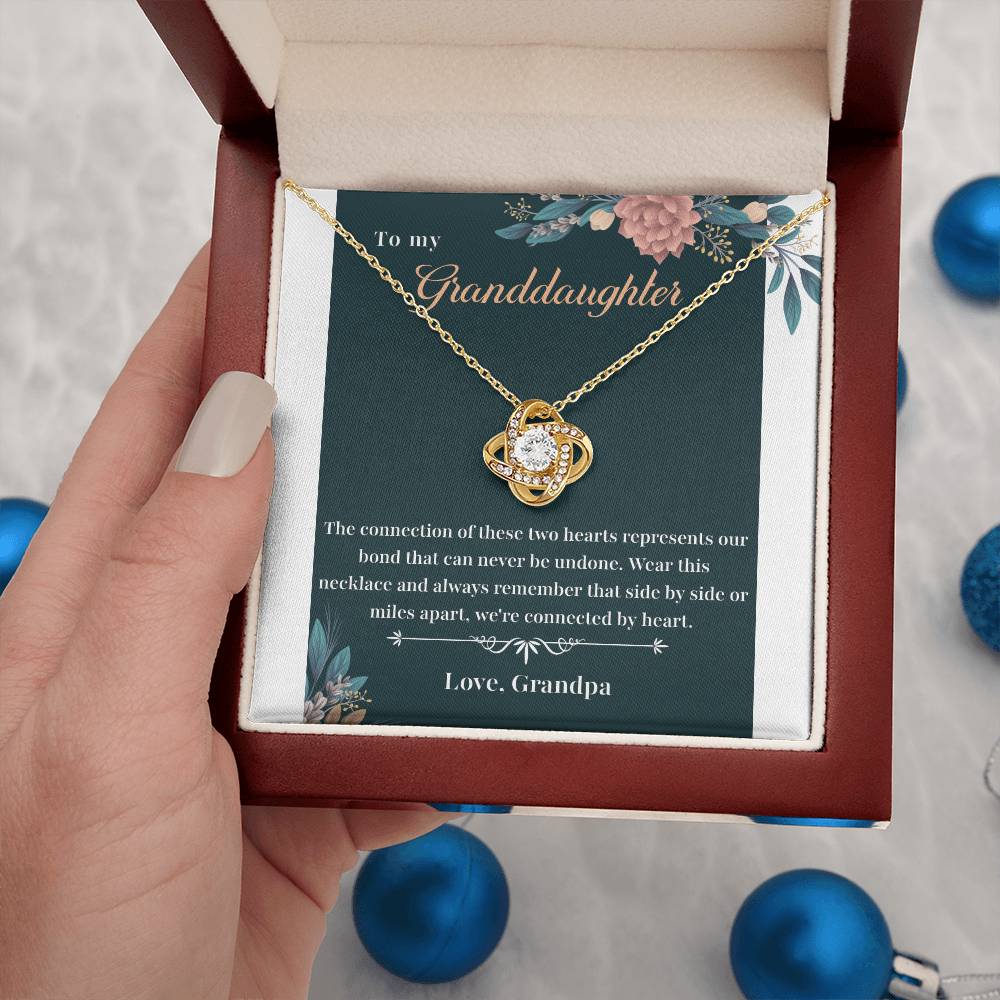 Granddaughter Necklace from Grandpa – Heartfelt Gift Box