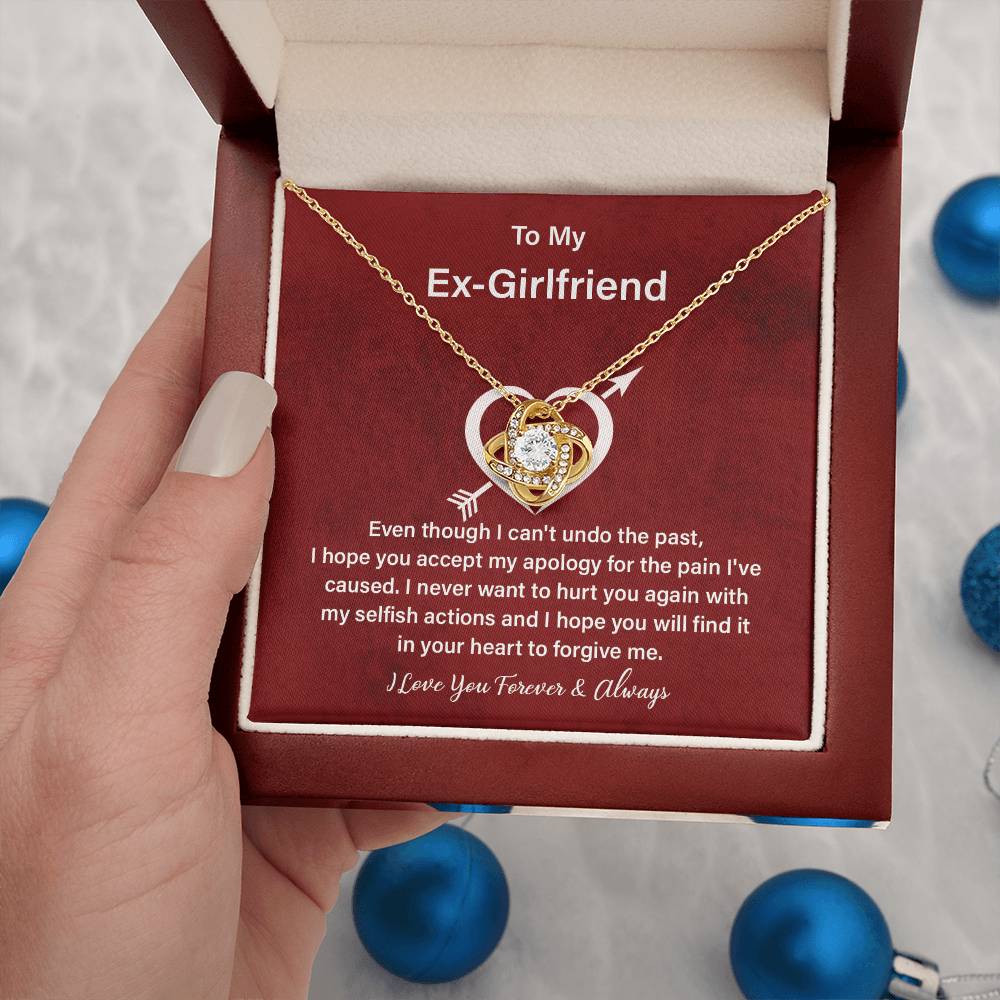 Apology Necklace Gift for Ex-Girlfriend with Gift Box