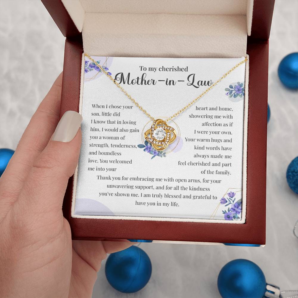 Necklace for Mother-in-law From Bride Wedding Day Gift