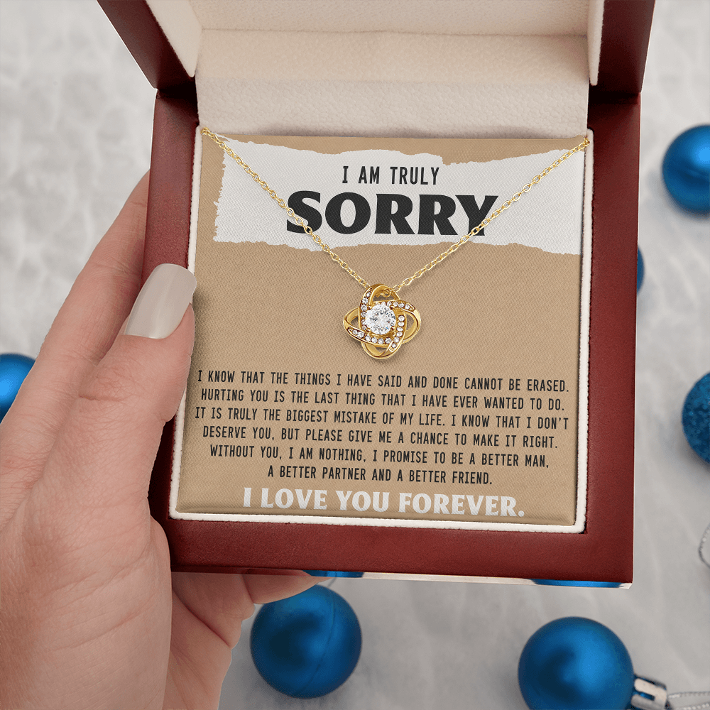I m Turly sorry