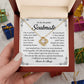 Soulmate Necklace Gift with Message Card & Gift Box
