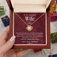 Wife Necklace Gift from Husband Forever Love Box