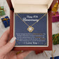 40th Anniversary Necklace Gift Ruby Wedding Anniversary Jewelry for Wife, Husband or Couple
