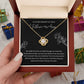 Father-in-Law Memorial Necklace with Gift Card