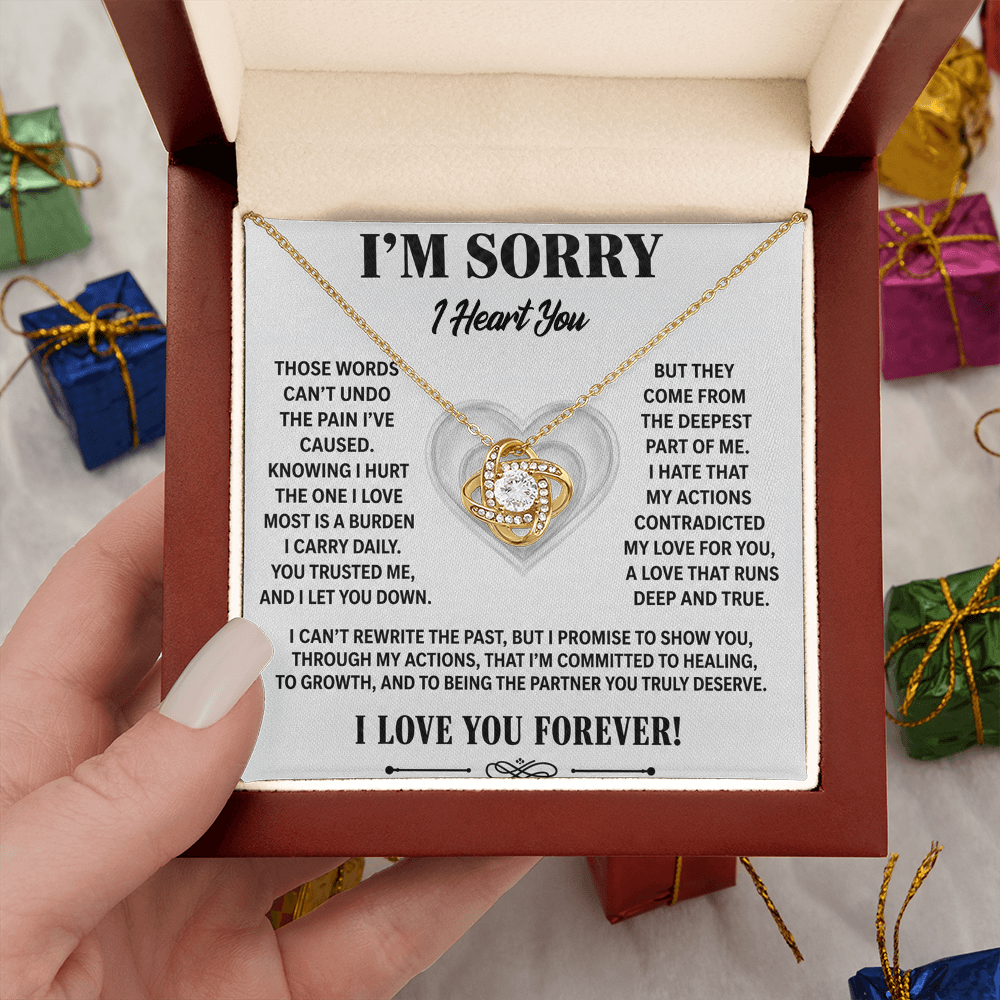 I m sorry i heart you