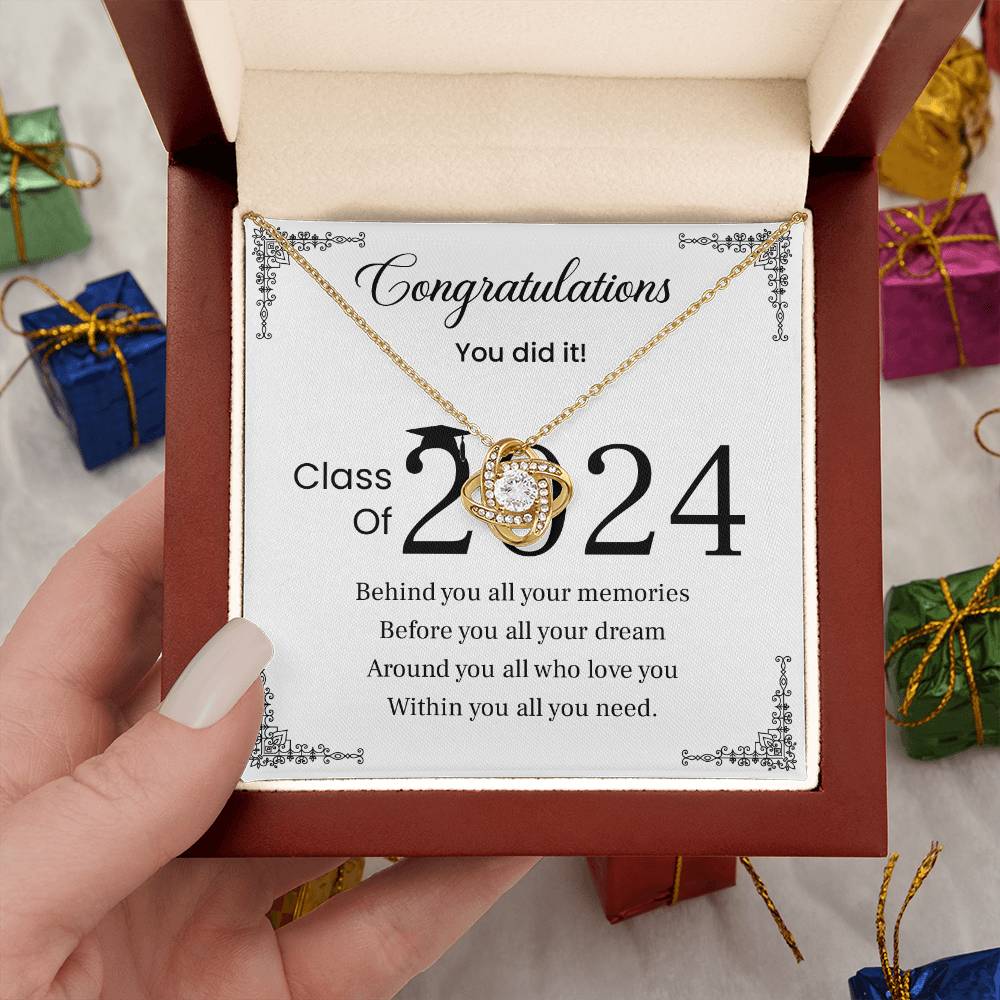 Congratulations Class Of 2024 Necklace Necklace For Bright Memories Celebrate Your Potential Necklace Necklace For Your Unique Gift For Class Of 2024 Celebration Proud Graduate Necklace Necklace For Future Dreams Class Of 2024 Graduation Necklace