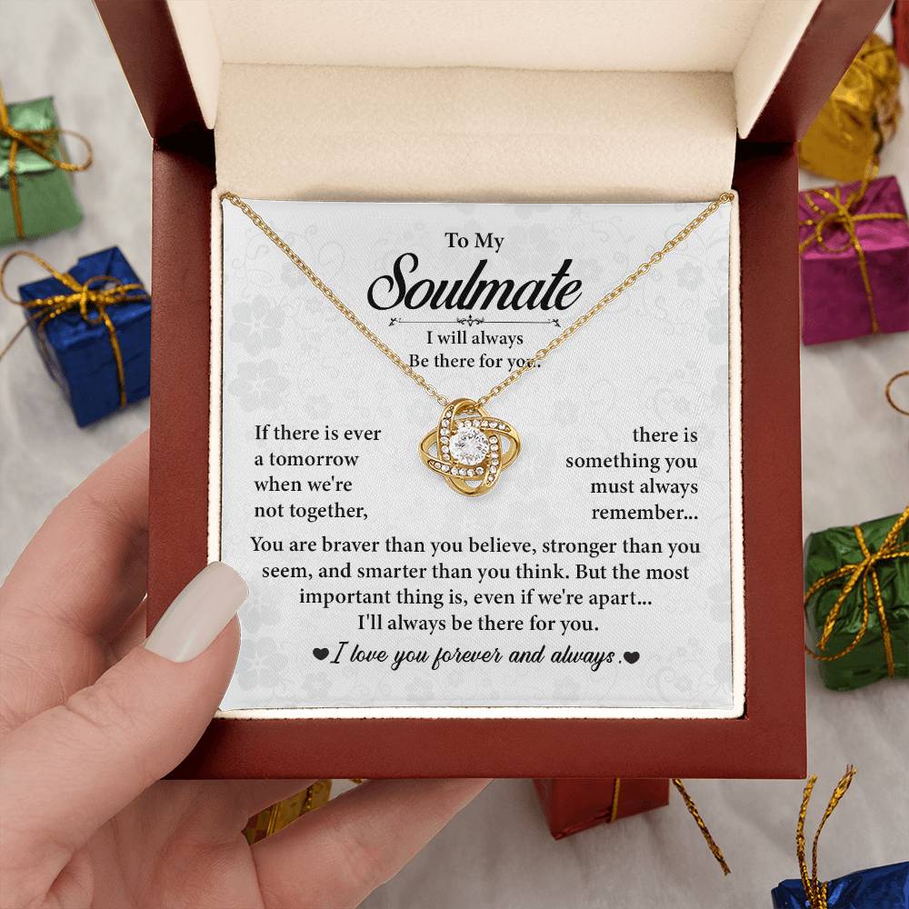 Soulmate Necklace Gift for Her – Message Card Box