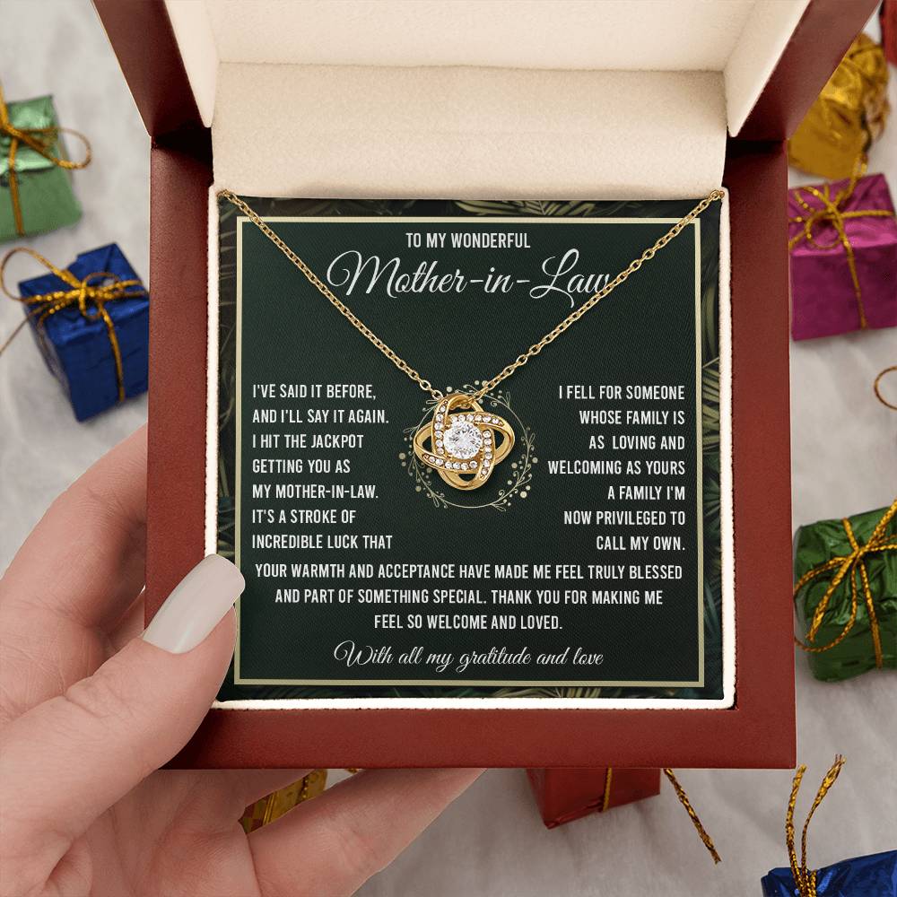 Mother-in-Law Necklace Gift from Daughter-in-Law