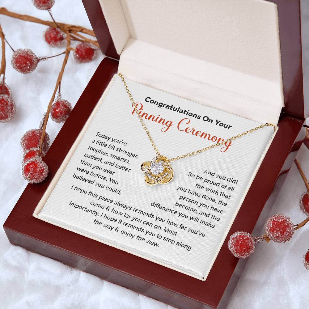 Congratulations On Your Pinning Ceremony Strength And Determination Jewelry Enjoy The View Necklace Best Wishes Necklace Path To Success Necklace Personal Growth Jewelry Motivational Jewelry For New Beginnings Meaningful Gift For Graduates