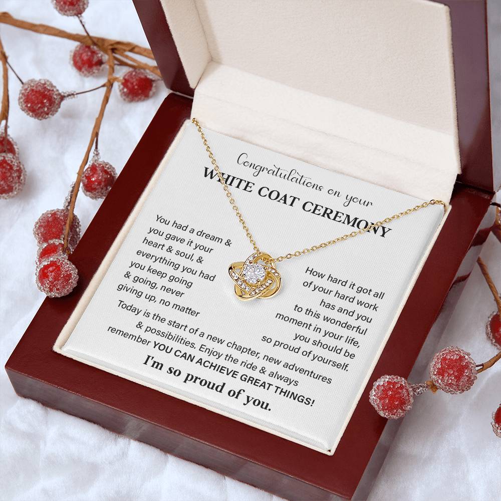 Congratulations On Your White Coat Ceremony White Coat Ceremony Congratulations Necklace New Beginnings Jewelry Meaningful Gift Supportive Gift Emotional Connection Necklace Motivational Jewelry You Are Amazing Necklace