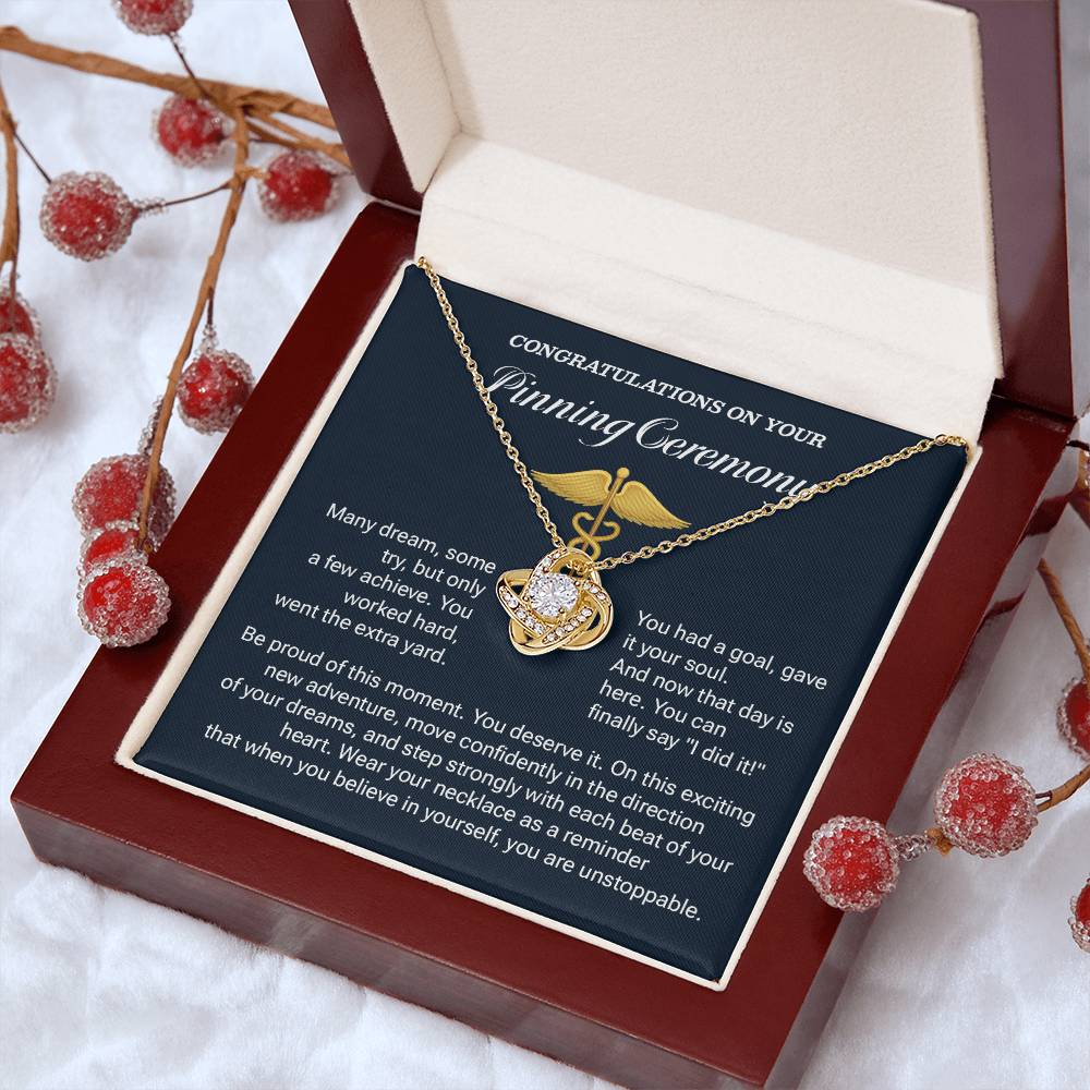 Congratulations On Your Pinning Ceremony Necklace Pinning Ceremony Necklace Gift Congratulations Pinning Ceremony Jewelry Believe In Yourself Necklace Jewelry For New Adventure Graduation Necklace Gift Necklace For Graduates