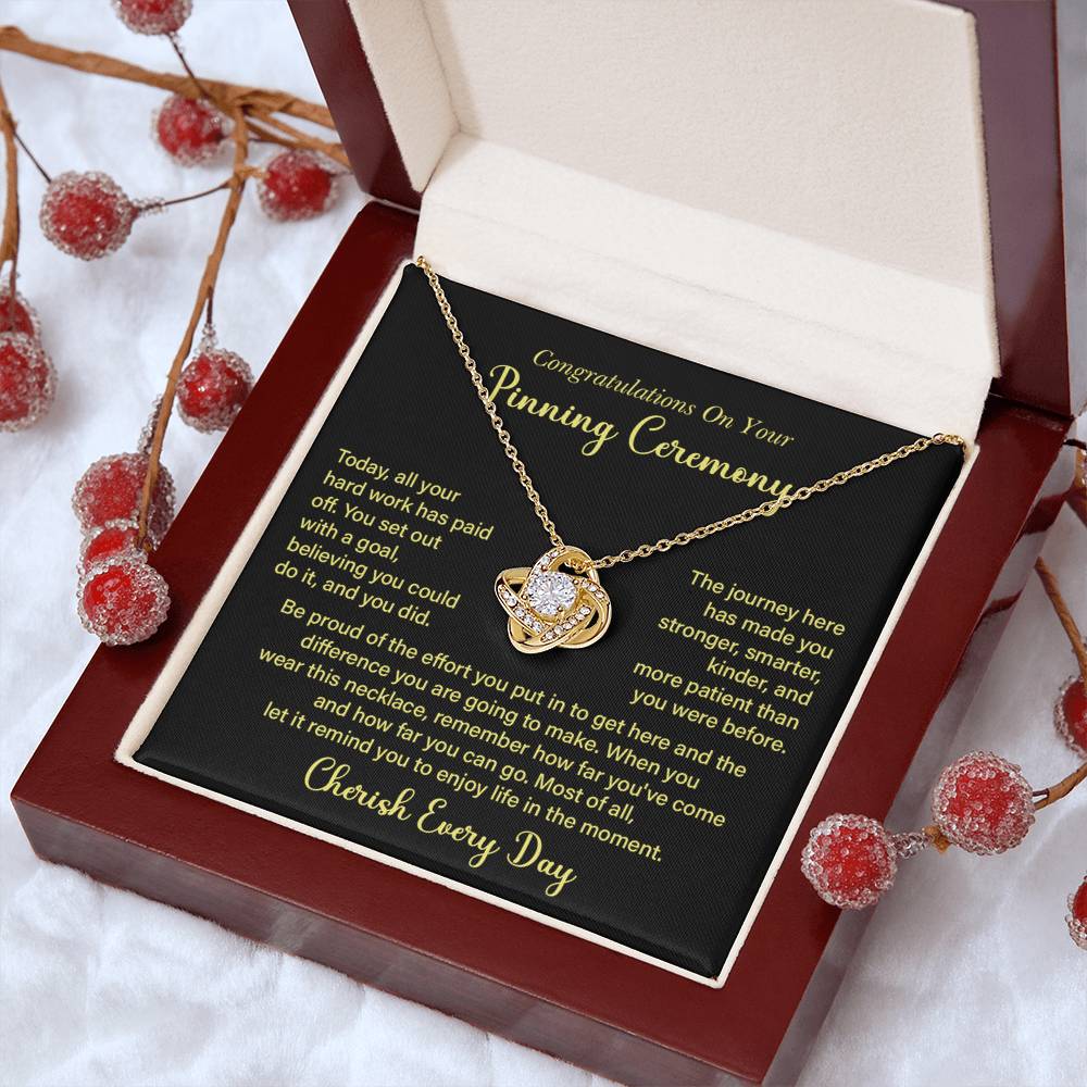 Congratulations On Your Pinning Ceremony Necklace Pinning Ceremony Necklace Gift Congratulations Pinning Ceremony Jewelry Journey Of Success Necklace Pinning Ceremony Milestone Necklace Necklace To Celebrate Hard Work Pinning Ceremony Keepsake Jewelry