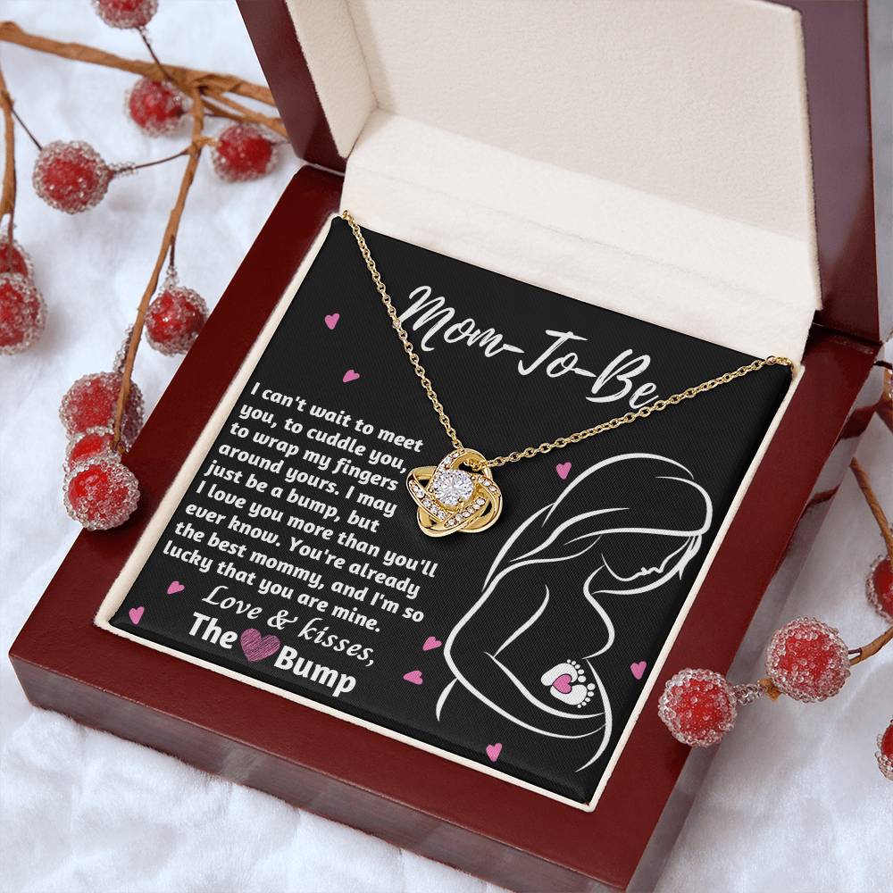 Mom To Be Necklace For Pregnant Women, Mommy Present From Unborn Baby, Gift For Expecting Moms, Pregnancy Jewelry Necklace With Wonderful Message Card And Box.