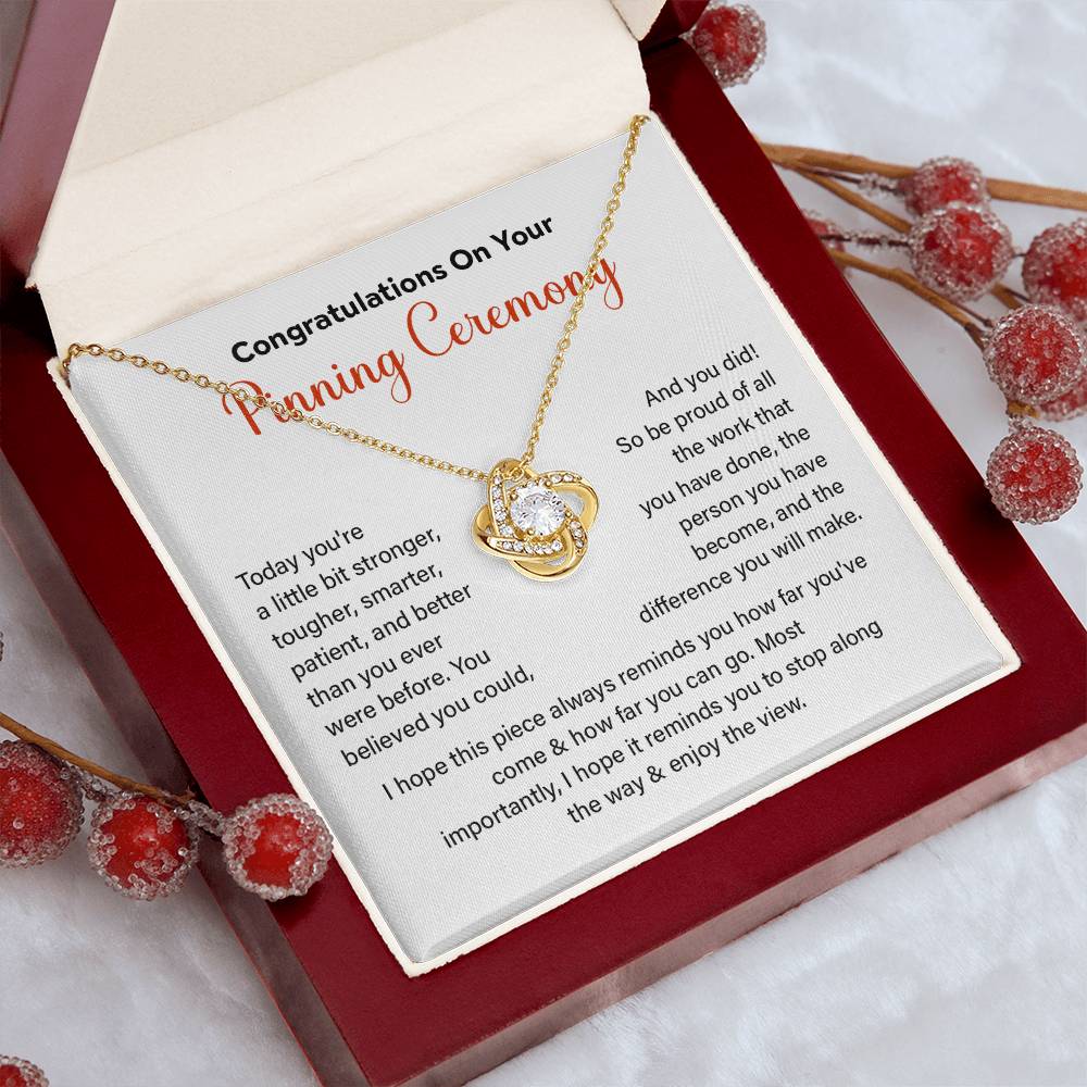 Congratulations On Your Pinning Ceremony Strength And Determination Jewelry Enjoy The View Necklace Best Wishes Necklace Path To Success Necklace Personal Growth Jewelry Motivational Jewelry For New Beginnings Meaningful Gift For Graduates