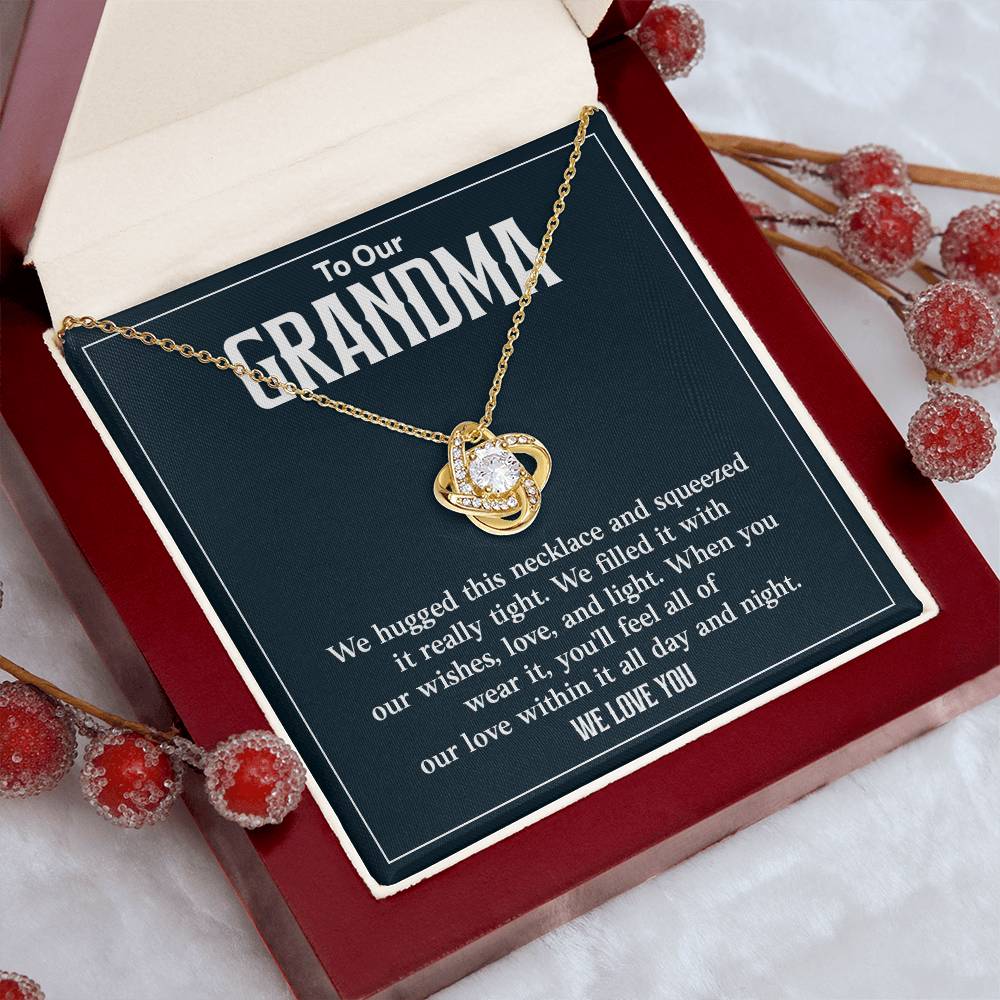 To Our Grandma Grandma Necklace Gift Heartfelt Gift For Grandma Sentimental Jewelry For Grandmother Emotional Necklace For Grandma Jewelry Gift For Grandma Grandchildren To Grandma Gift Special Gift For Grandma Meaningful Gift For Grandma