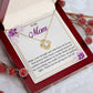 Mom Necklace Gift for Prayerful Mother – Gift Box