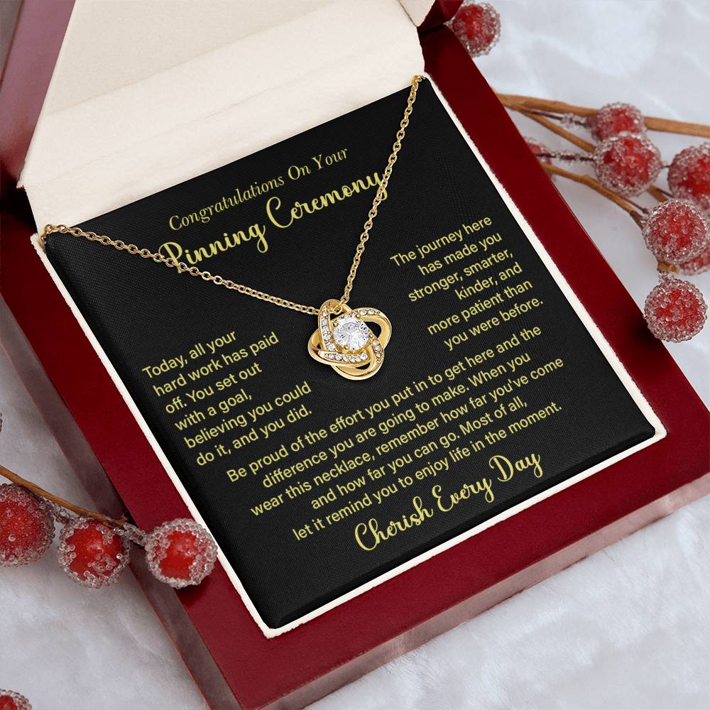 Congratulations On Your Pinning Ceremony Necklace Pinning Ceremony Necklace Gift Congratulations Pinning Ceremony Jewelry Journey Of Success Necklace Pinning Ceremony Milestone Necklace Necklace To Celebrate Hard Work Pinning Ceremony Keepsake Jewelry