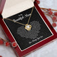 Mother Necklace from Son – with Gift Box & Message Card
