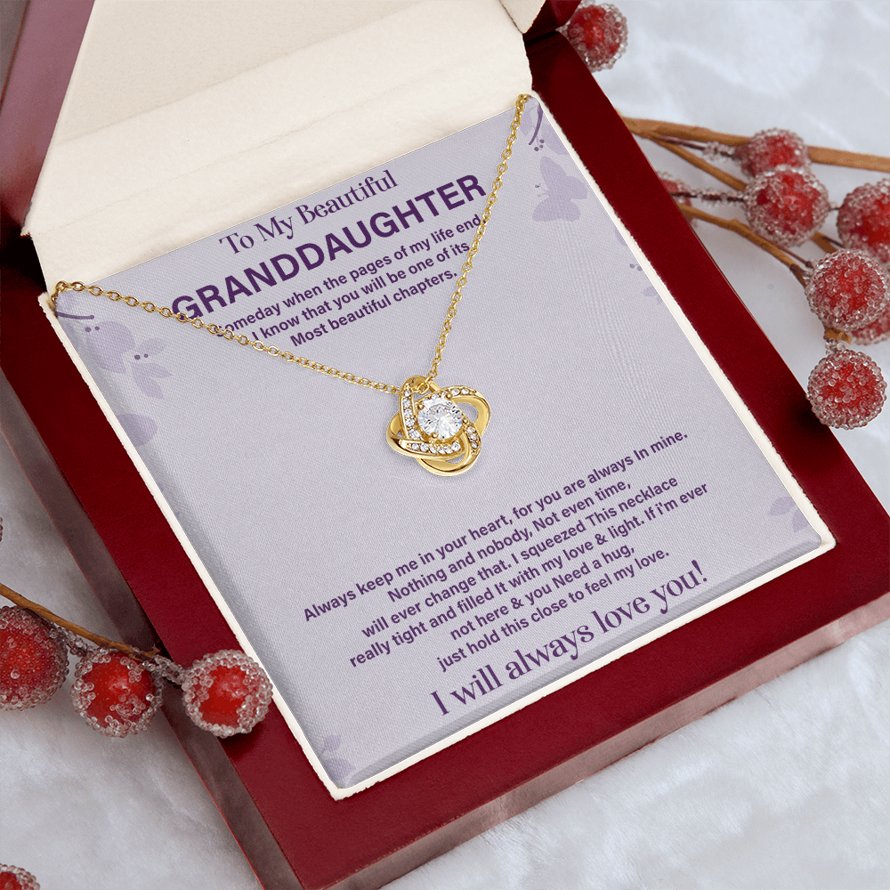 To my beautiful granddaughter