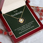 Funny Soulmate Necklace Gift from Lawyer Love Knot Box