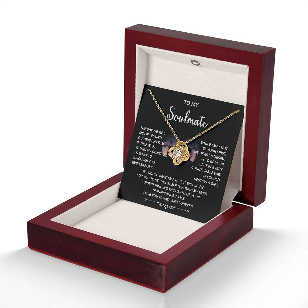 Soulmate Necklace Gift – Love You Always & Forever