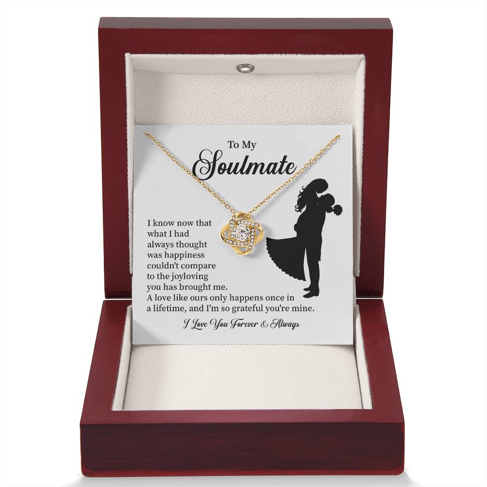 Soulmate Necklace – Gift for Wife or Girlfriend with Romantic Message