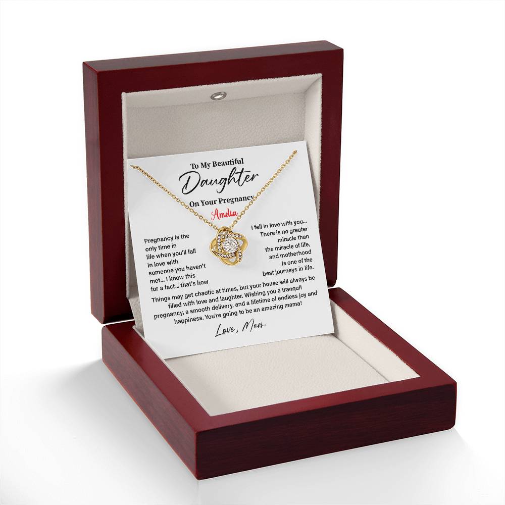 Daughter Pregnancy Gift from Mom – With Gift Card Box