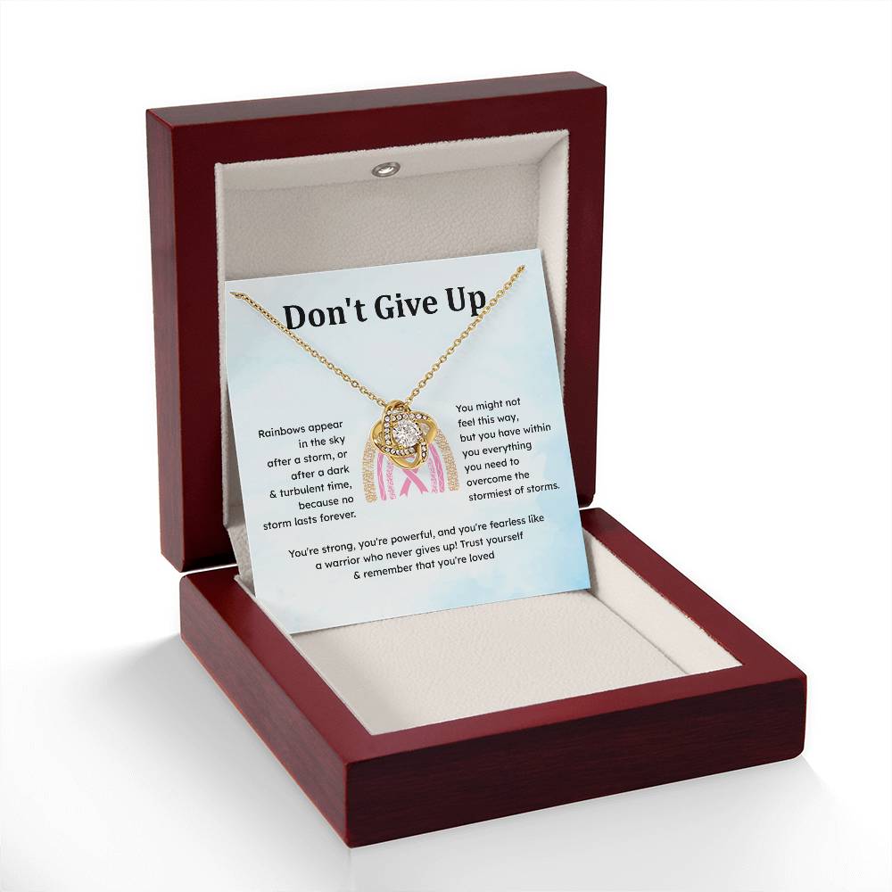 Don't Give Up Strength In Adversity Jewelry Don't Give Up Necklace Gift From Your Husband Meaningful Gift Supportive Gift Motivational Jewelry Never Give Up Necklace Breast Cancer Necklace For Soulmate Personal Growth Jewelry