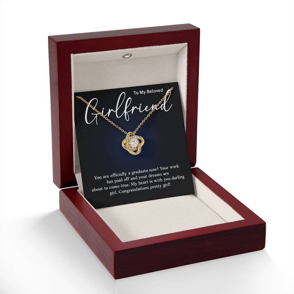 Graduation Necklace Gift for Girlfriend Success