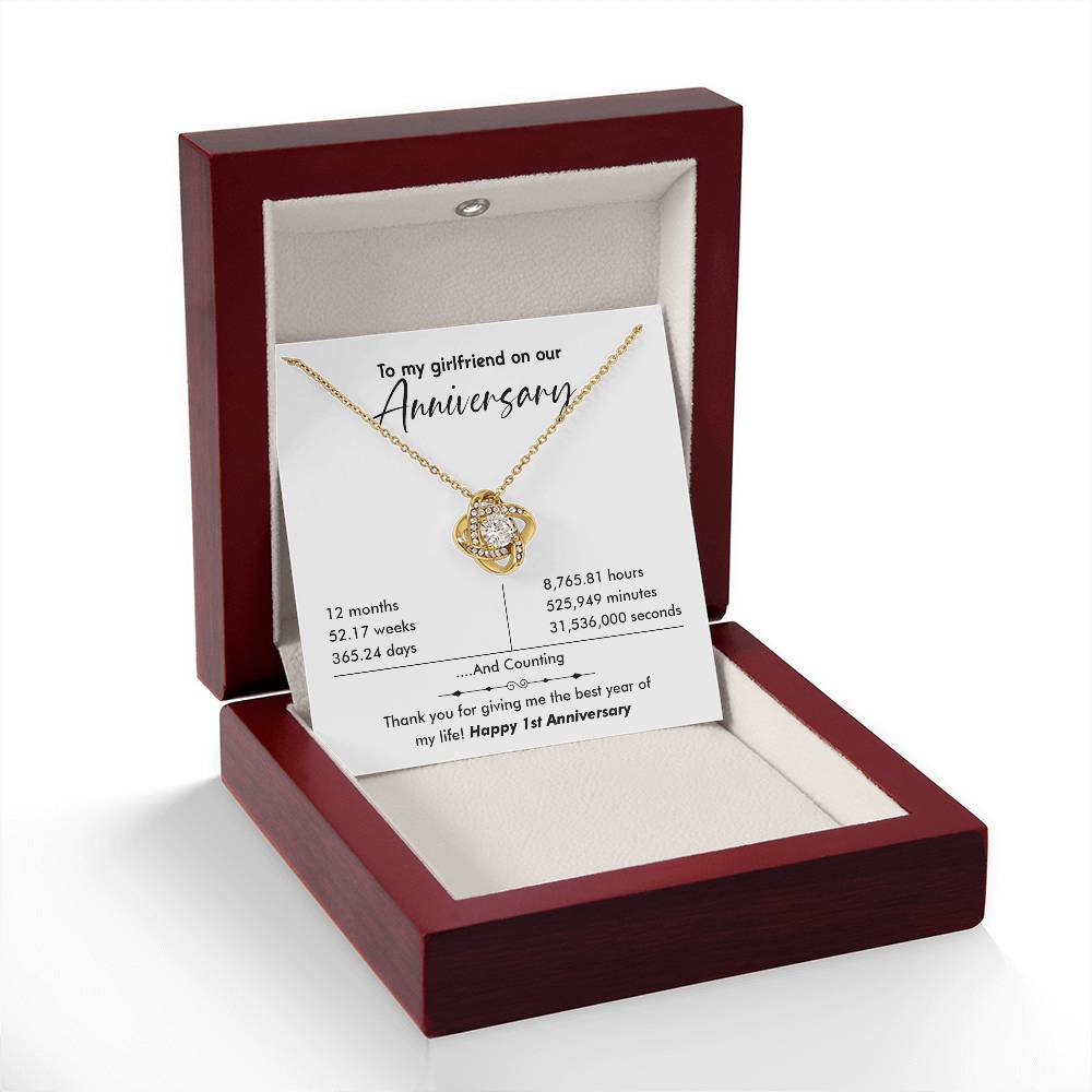 1st Anniversary Gift for Girlfriend – Necklace Box