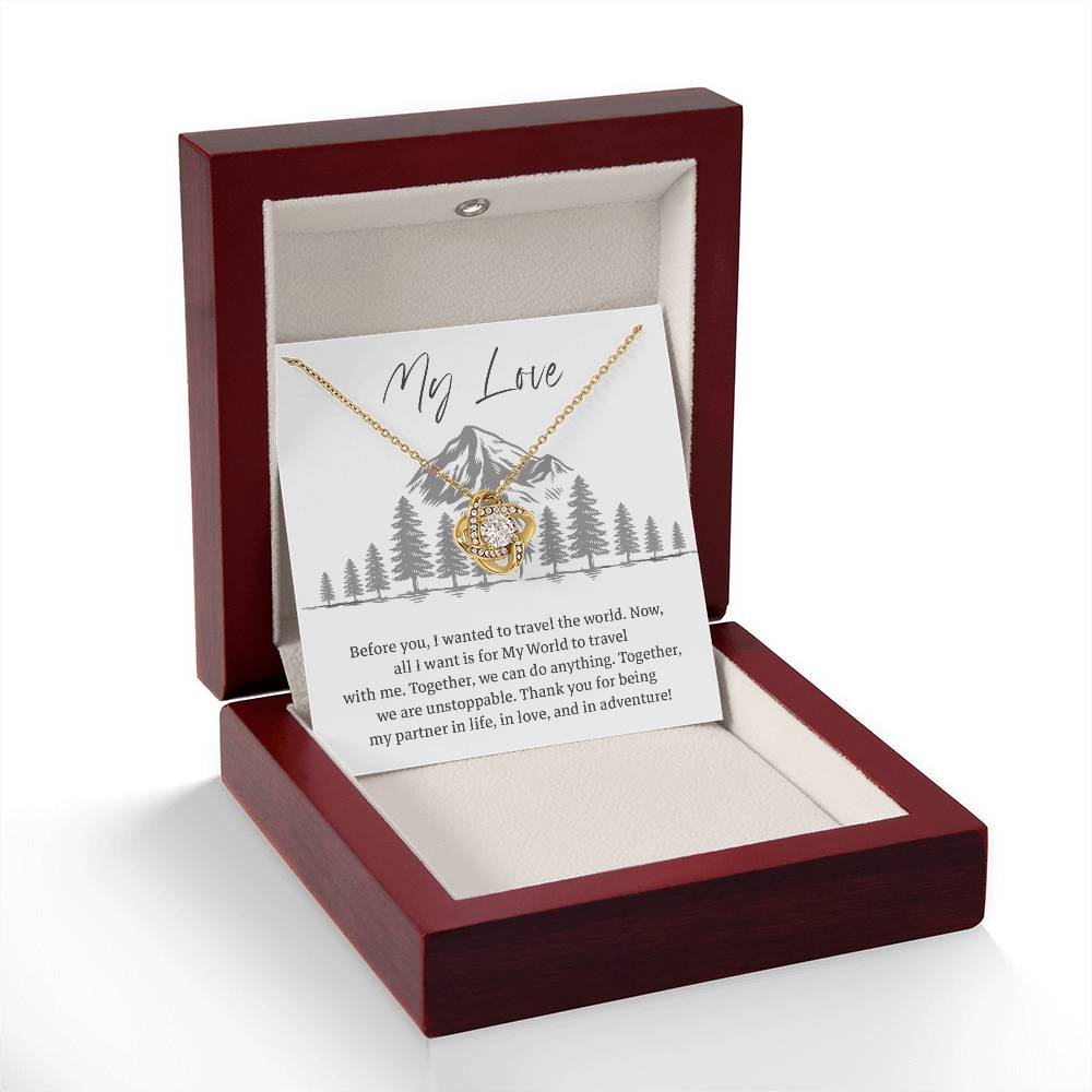 Adventure Partner Gift for My Love – Message Card Inside