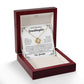 To My Granddaughter Love Knot Necklace For Her - Gift from Grandpa with Message