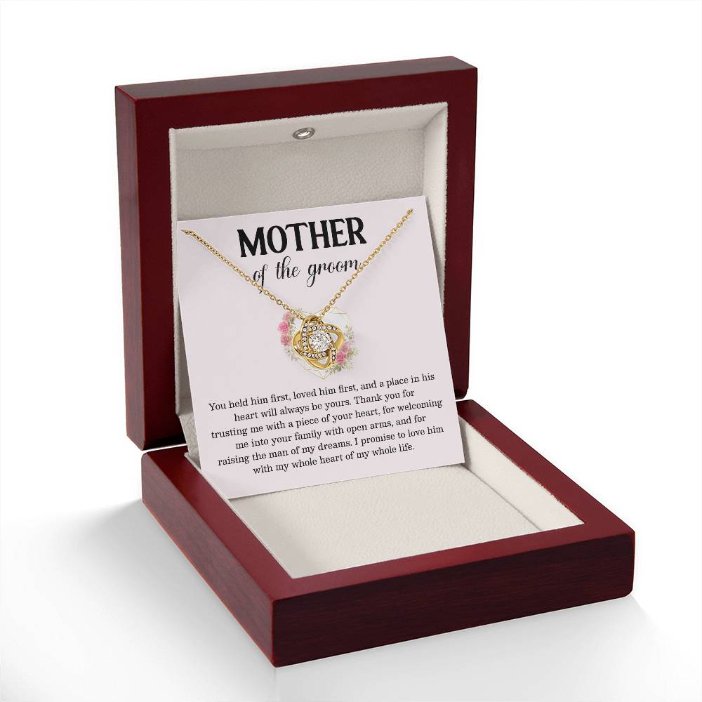 To The Mother Of The Groom Mother Of The Groom Necklace Gift Sentimental Jewelry For Mother Of The Groom Emotional Keepsake For Mother Jewelry Gift For Groom's Mom Special Gift For Groom's Mom Meaningful Gift For Groom's Mother