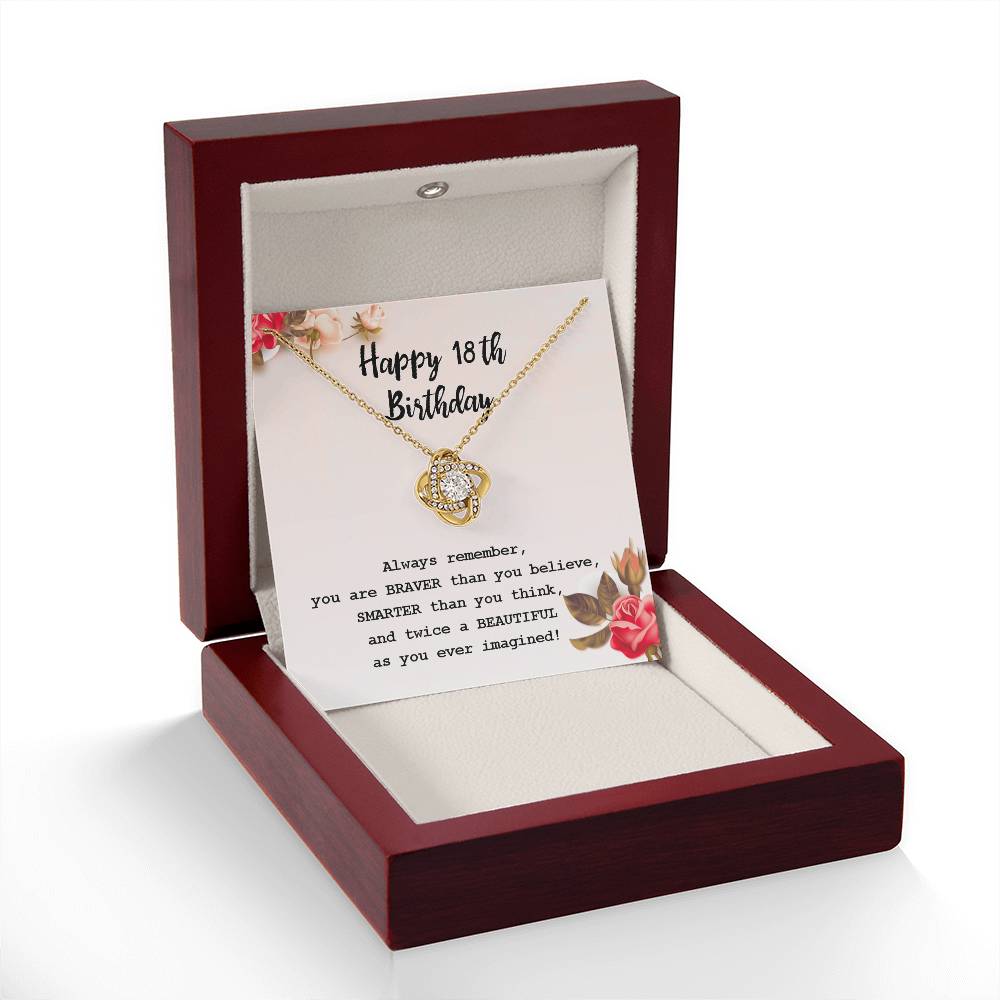 18th Birthday Gift for Her – Inspirational Necklace