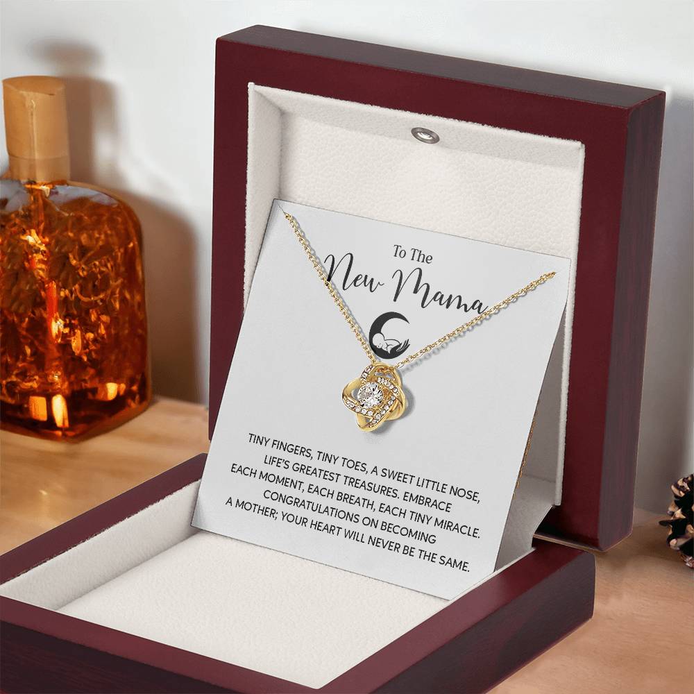 To The New Mama Gift From Your Mom Mama Jewelry Motherhood Gifts Personalized Baby Shower Gift Unique Gift For New Moms Sentimental Necklace For Mama Mom To Be Gift Cute Baby Shower Jewelry Welcome Baby Necklace Meaningful Gift For Mothers