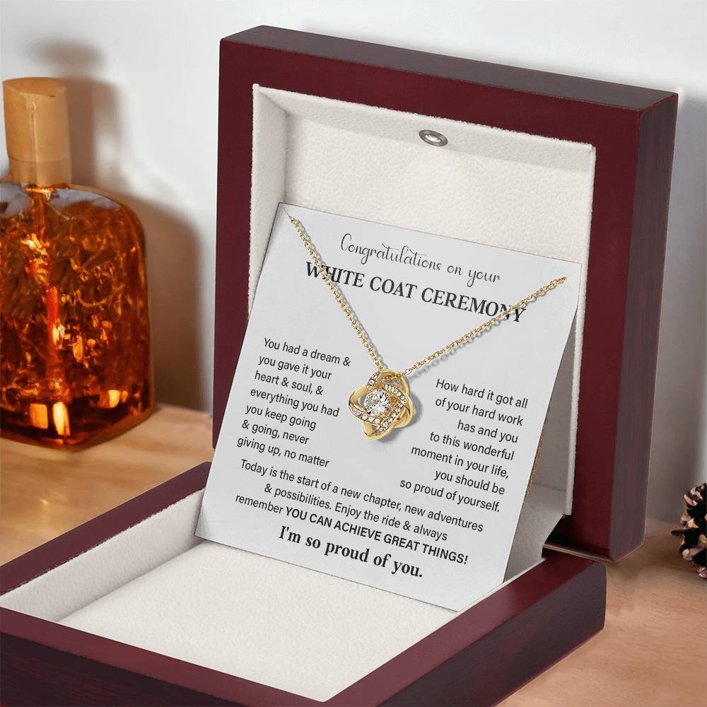 Congratulations On Your White Coat Ceremony White Coat Ceremony Congratulations Necklace New Beginnings Jewelry Meaningful Gift Supportive Gift Emotional Connection Necklace Motivational Jewelry You Are Amazing Necklace