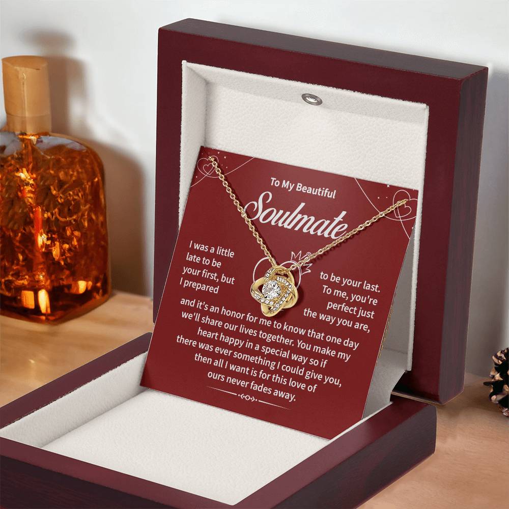 Soulmate Necklace for Her – Romantic Gift Box Jewelry