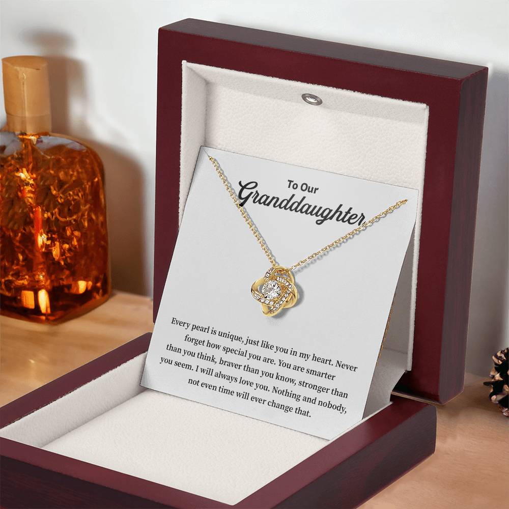 To Our Granddaughter Granddaughter Necklace Gift Sentimental Jewelry For Granddaughter Emotional Keepsake For Granddaughter Jewelry Gift For Granddaughter Unique Pearl Necklace Special Gift For Granddaughter Meaningful Gift For Granddaughter