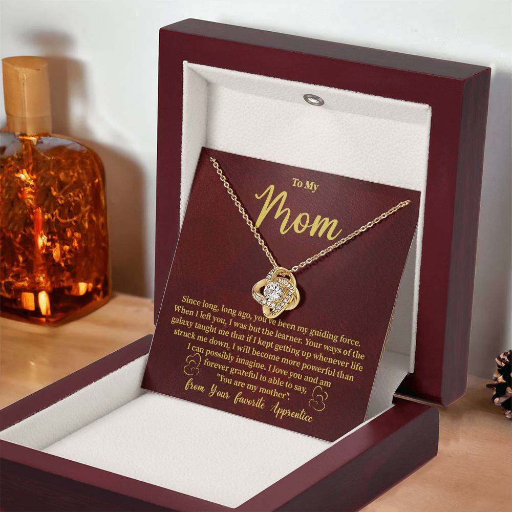 Funny Galaxy Mom Necklace Gift – with Message Card