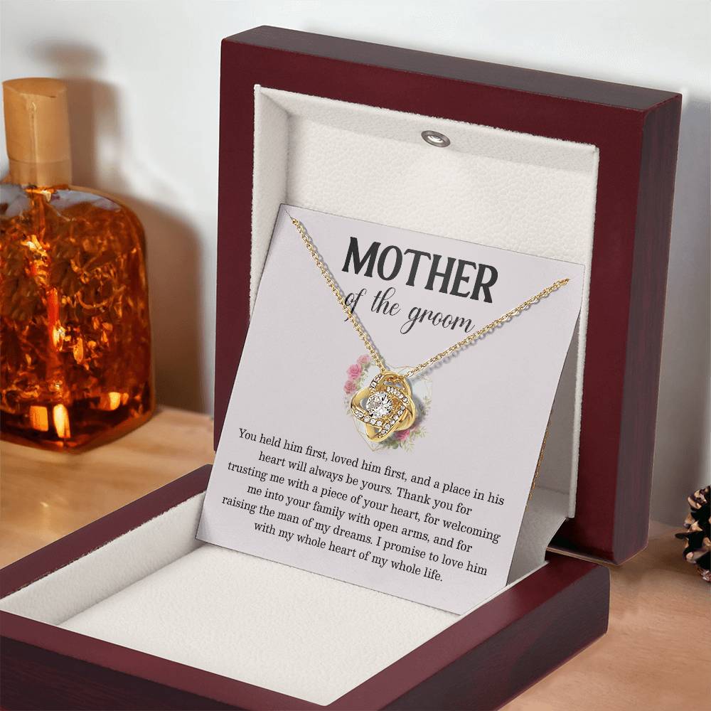 To The Mother Of The Groom Mother Of The Groom Necklace Gift Sentimental Jewelry For Mother Of The Groom Emotional Keepsake For Mother Jewelry Gift For Groom's Mom Special Gift For Groom's Mom Meaningful Gift For Groom's Mother