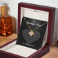 Mother Necklace from Son – with Gift Box & Message Card