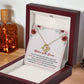 Mother of the Groom Necklace Gift With Message Card