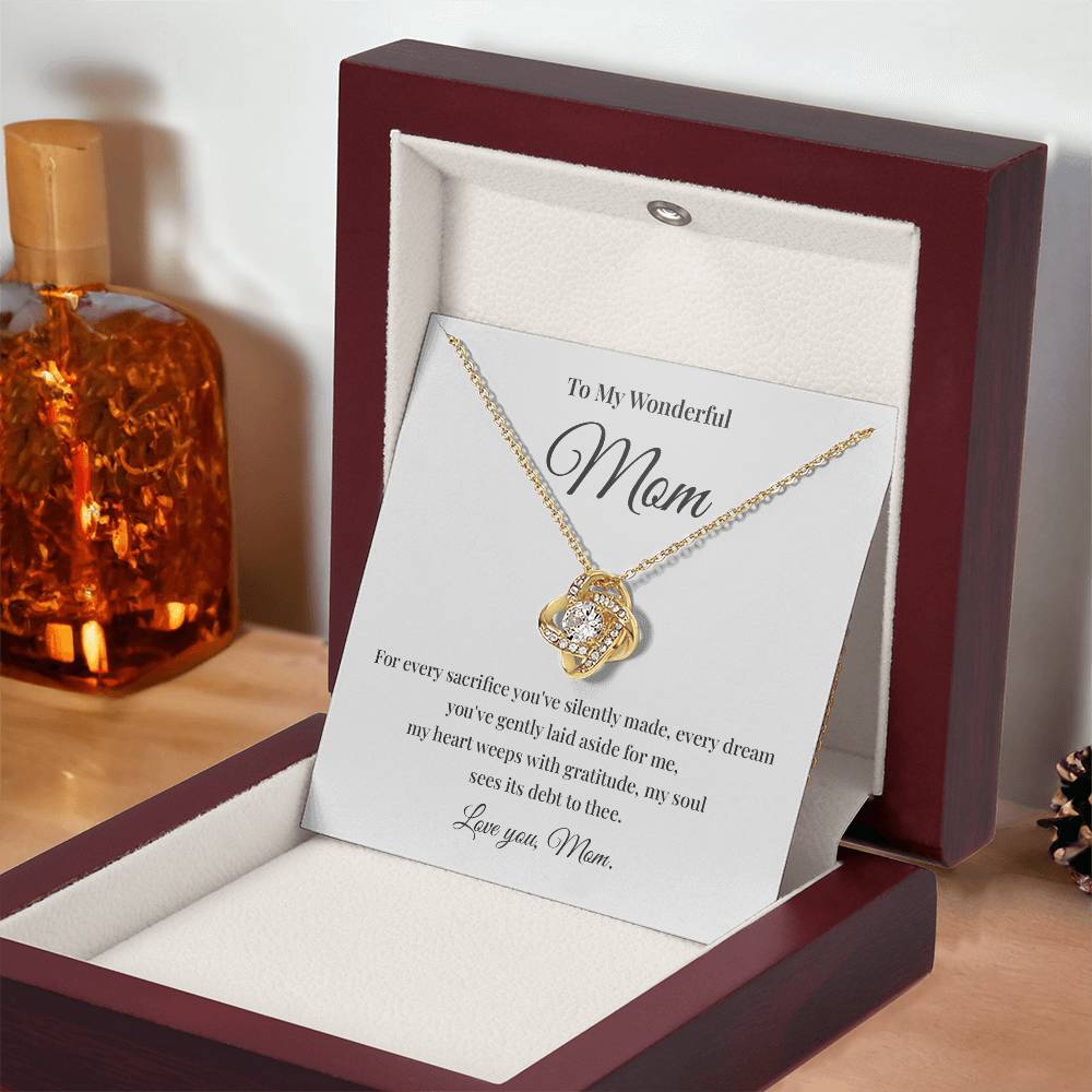 To My Wonderful Mom Best Mom Ever Necklace Spiritual Bond With Mom Necklace Wonderful Mom Necklace Gift Gift For Mom Thoughtful Gift For Mom Unique Gift For Mother-child Bond Meaningful Gift For Mom Necklace For Family Bond