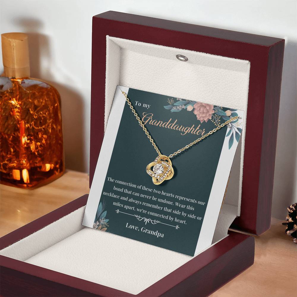 Granddaughter Necklace from Grandpa – Heartfelt Gift Box