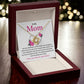 Mother Necklace Gift from Daughter with Gift Card