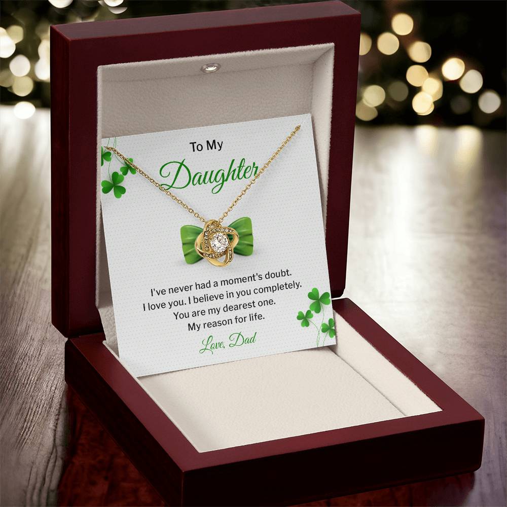 Daughter Gift from Dad – Green Gift Box & Card
